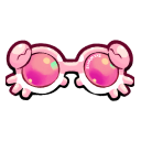 Flower Sunglasses Shiny